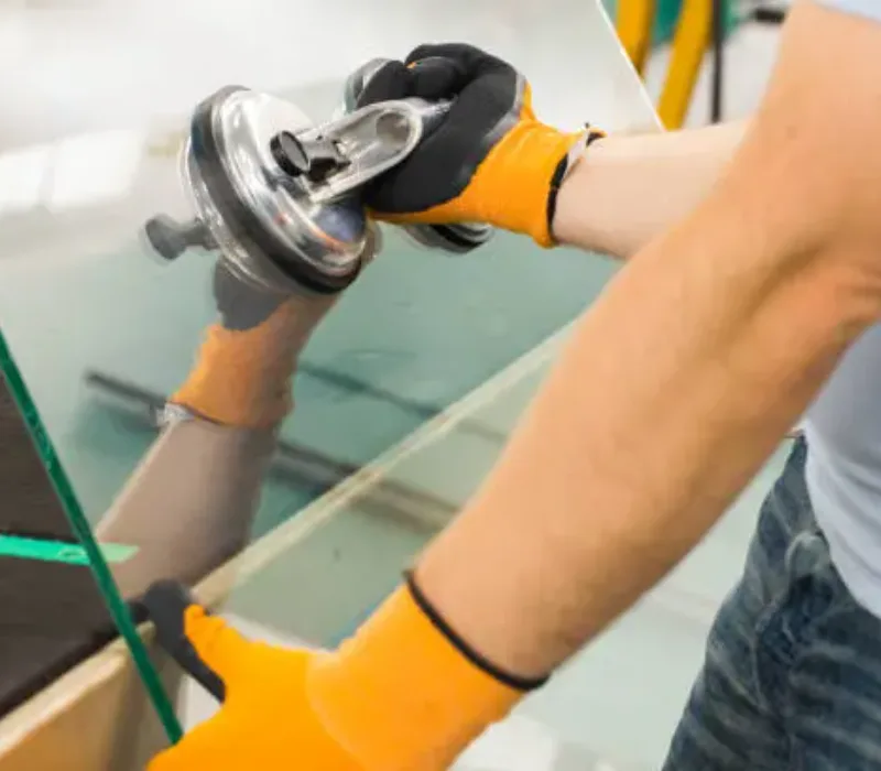 Pose de vitrine de magasin par un vitrier professionnel à Saint-Gilles
